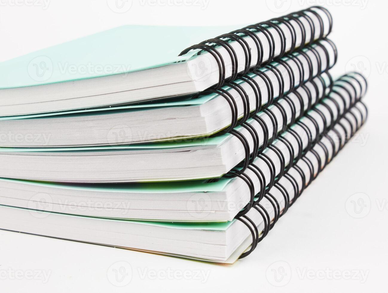 binder book on white photo