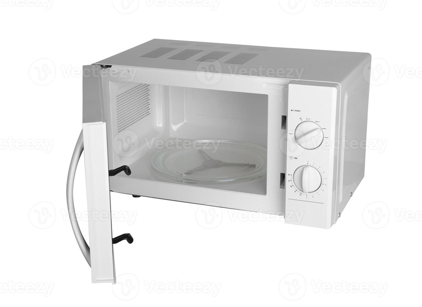 open microwave oven photo