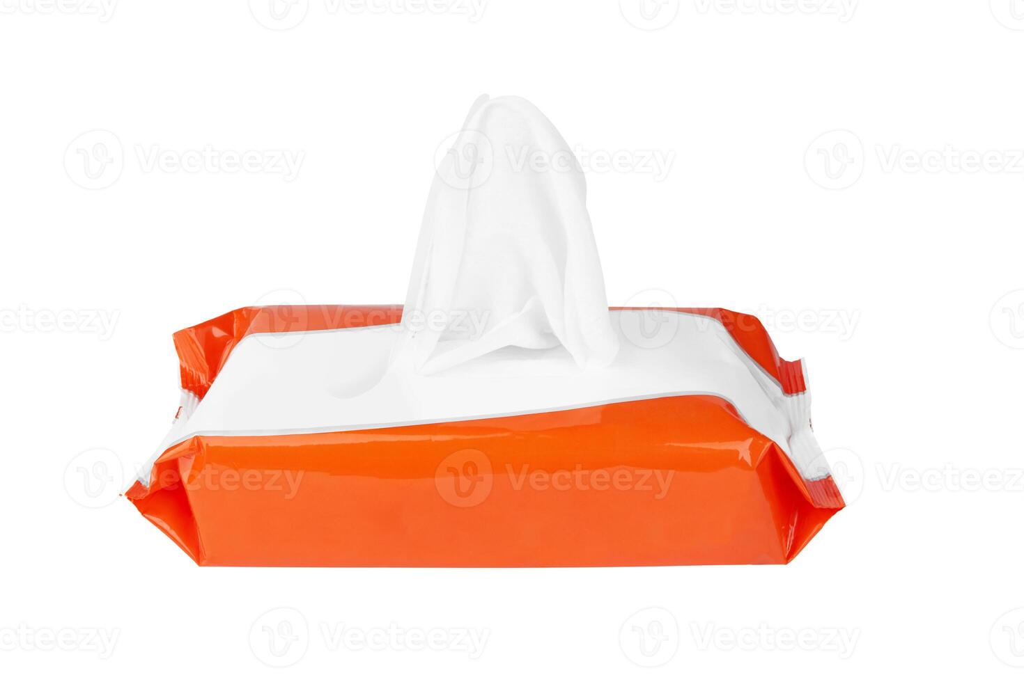 Tissue box on white photo