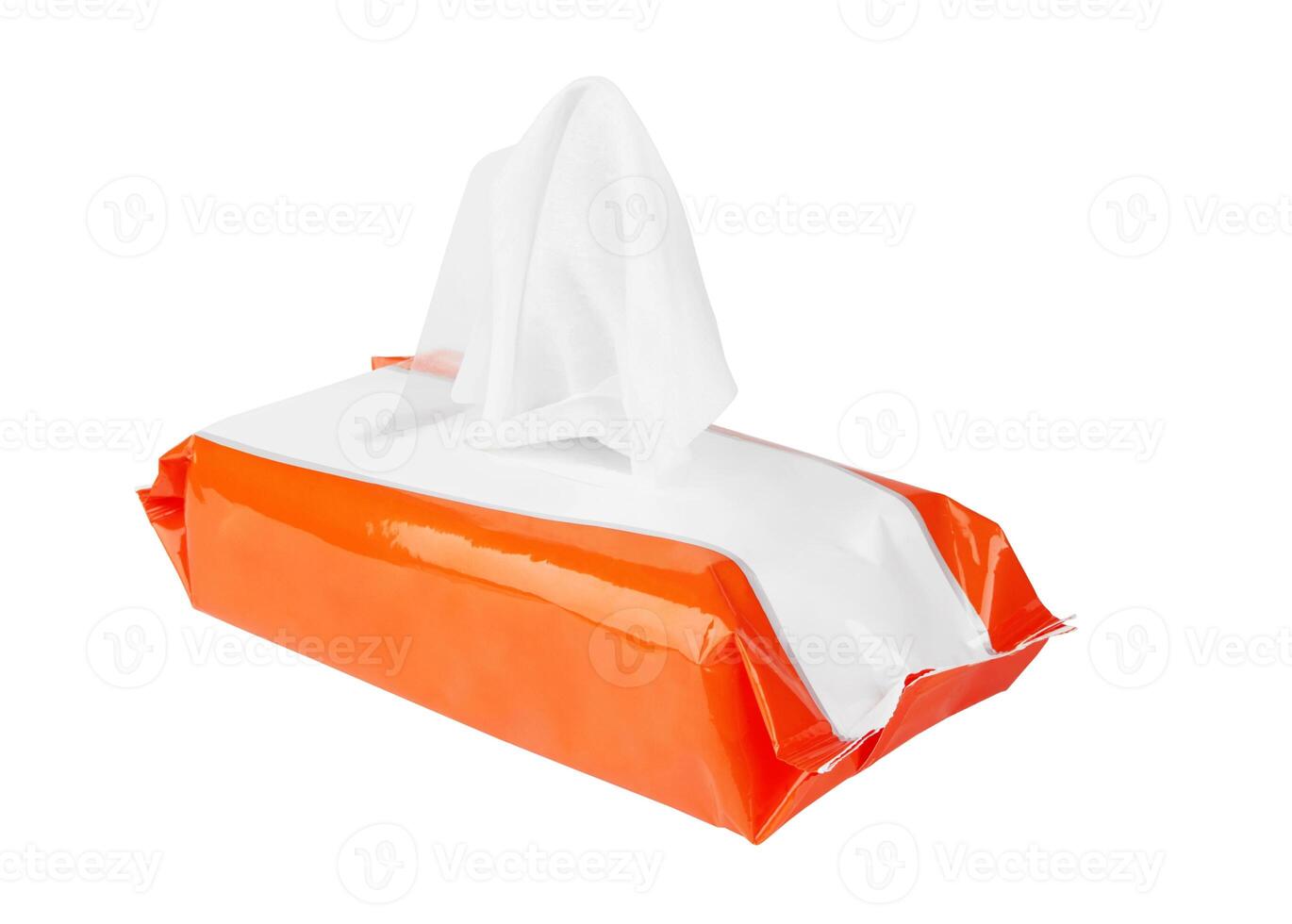 Tissue box on white photo