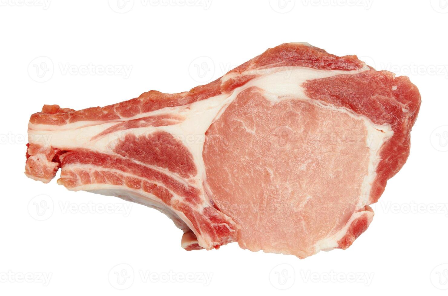 cutlet on white photo