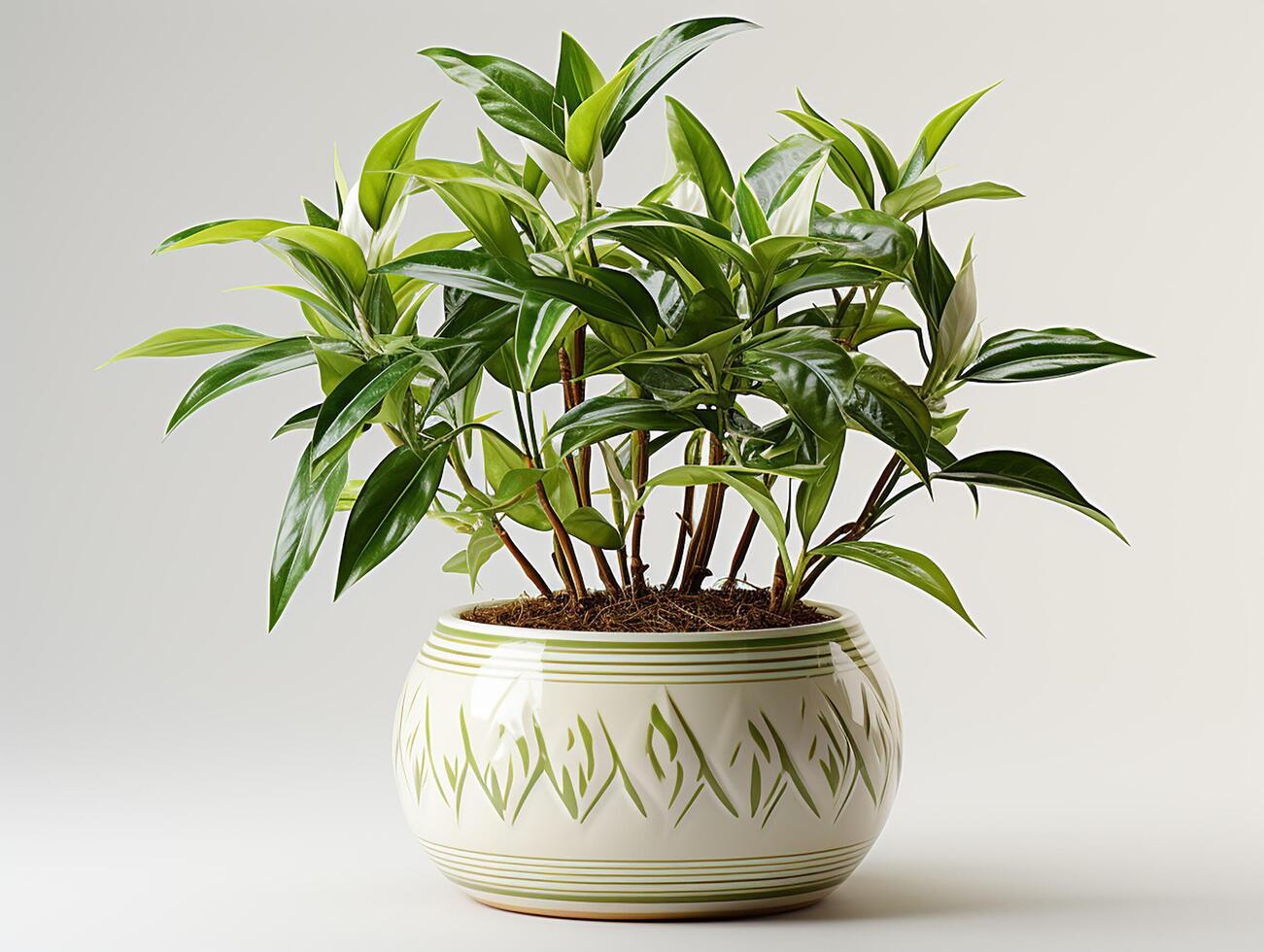 AI generated Plant pot for decoration photo