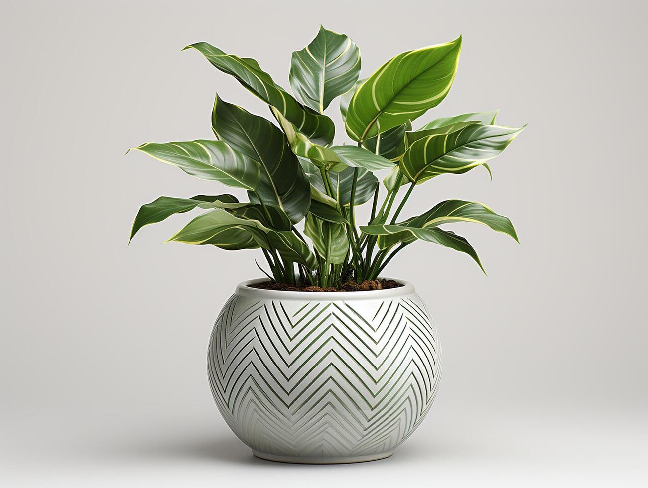 AI generated Plant pot for decoration photo