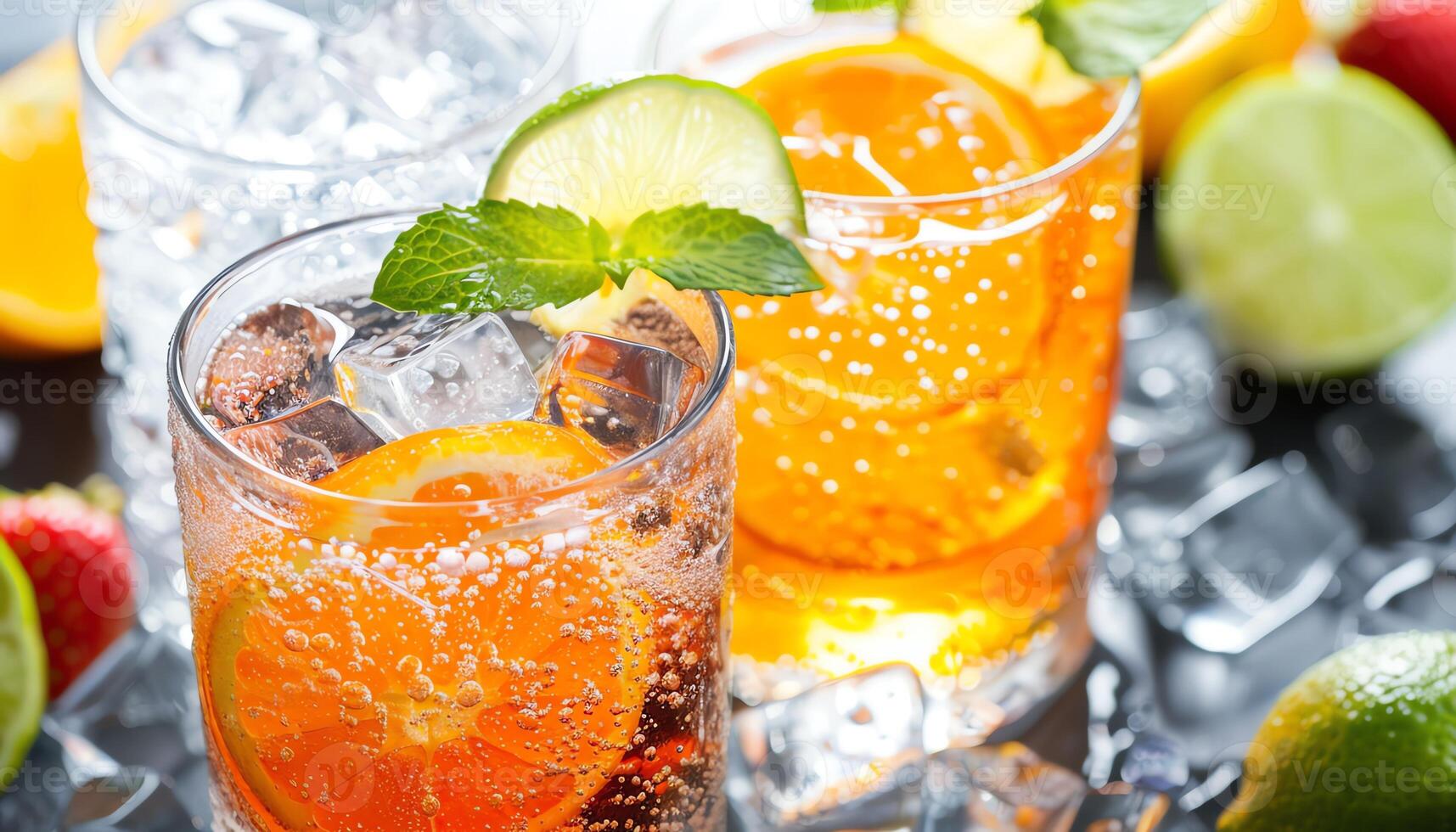 AI generated Pictures of delicious and beautiful drinks photo