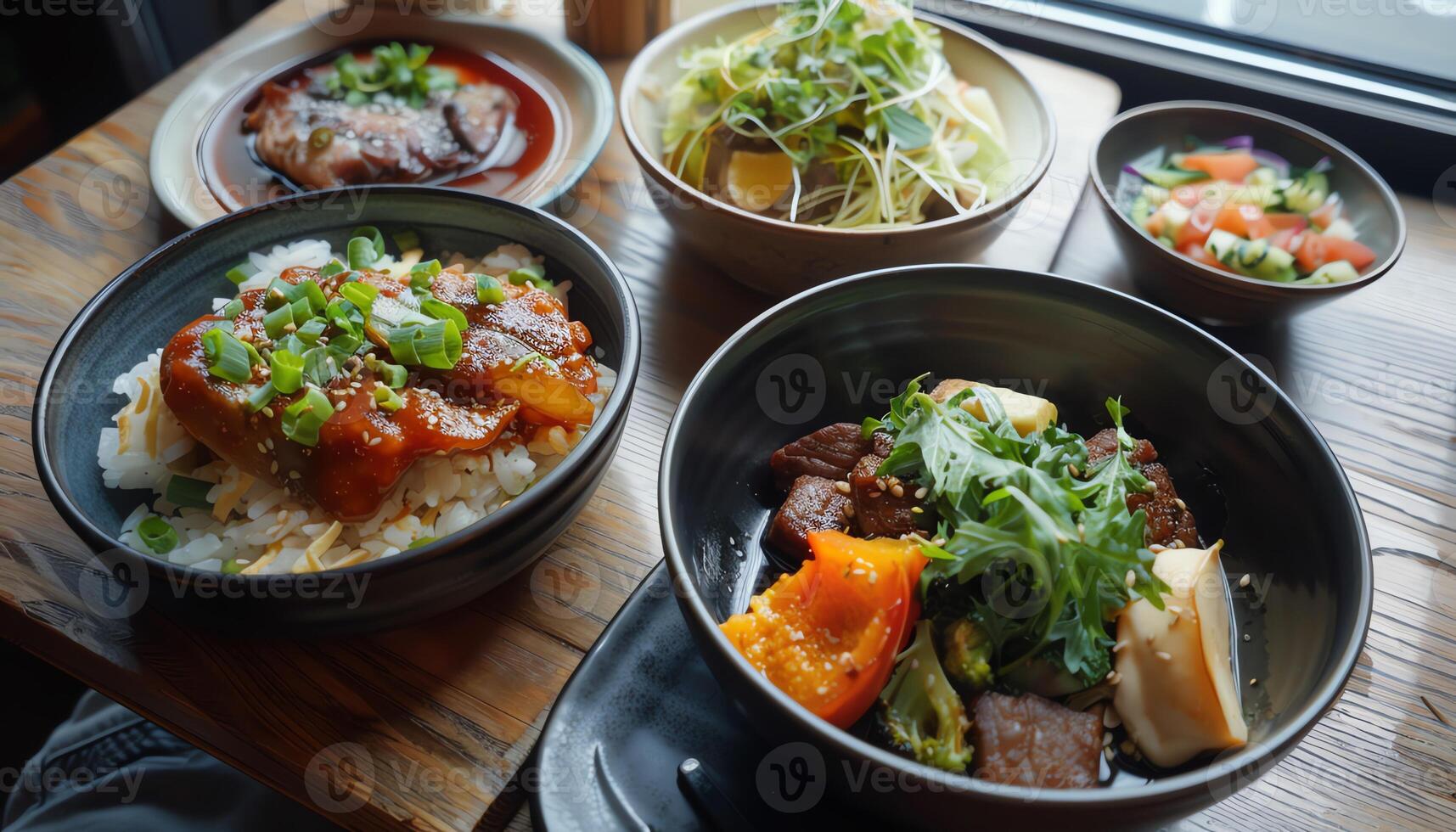 AI generated Attractive food images photo