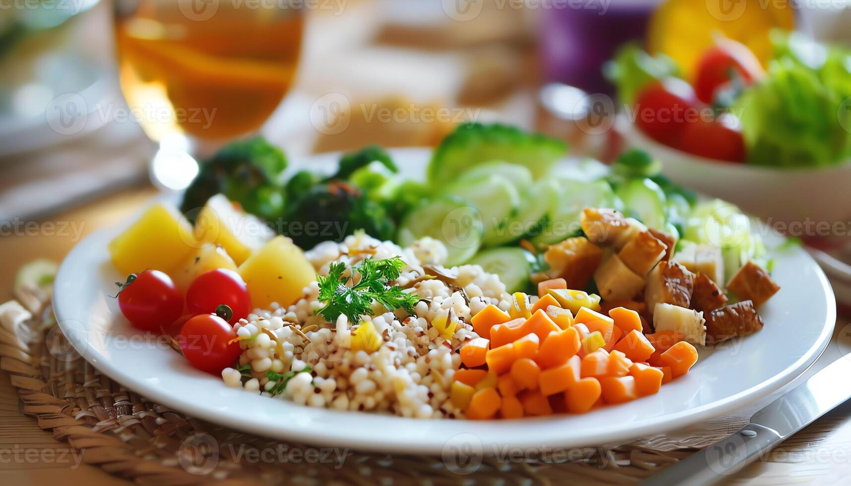 ai generado atractivo comida imágenes foto