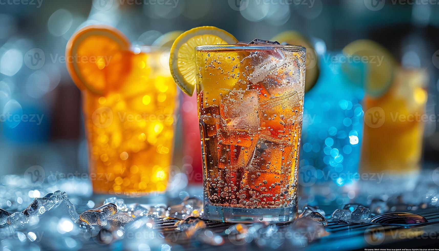 AI generated Pictures of delicious and beautiful drinks photo