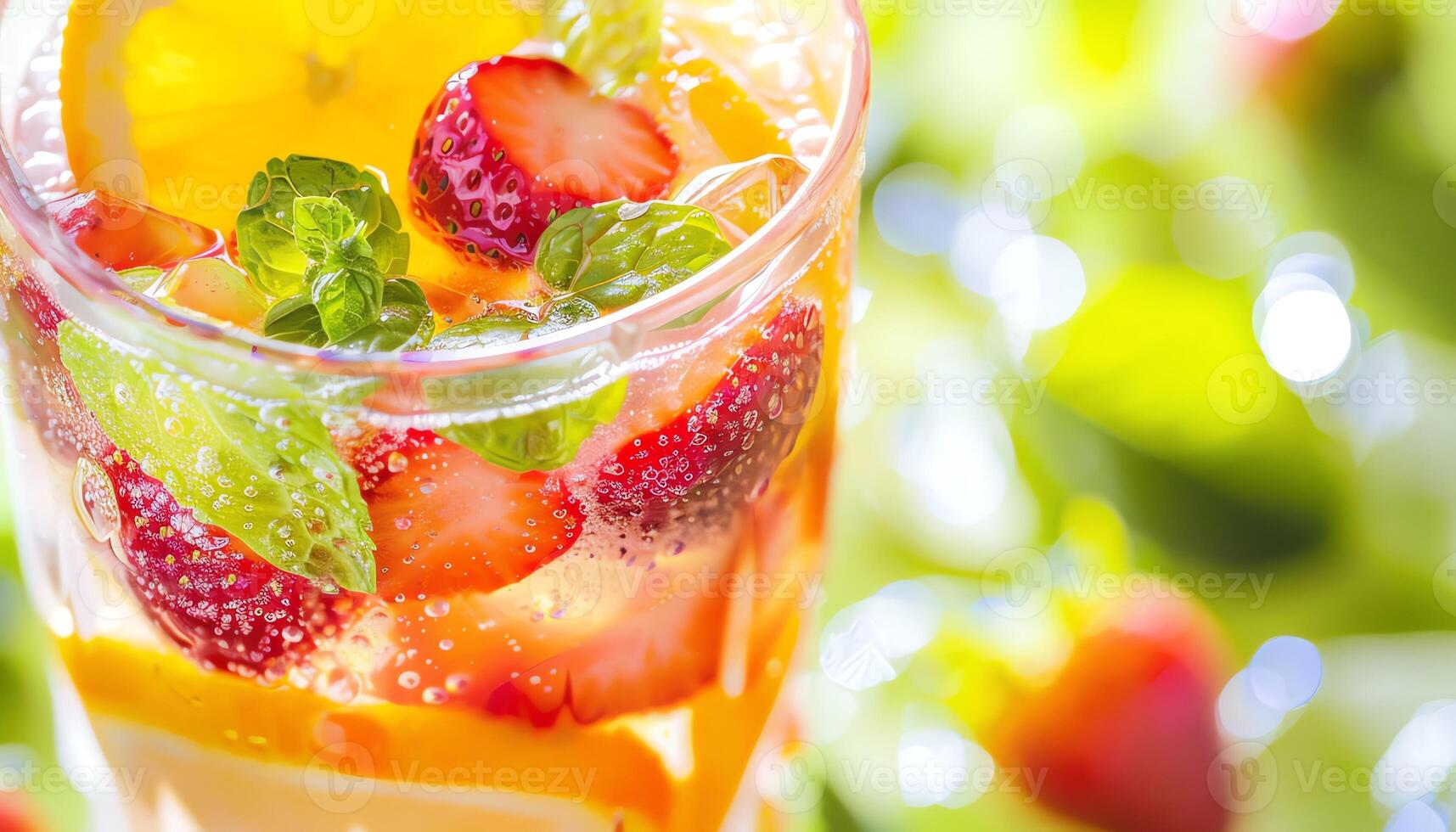 AI generated Pictures of delicious and beautiful drinks photo