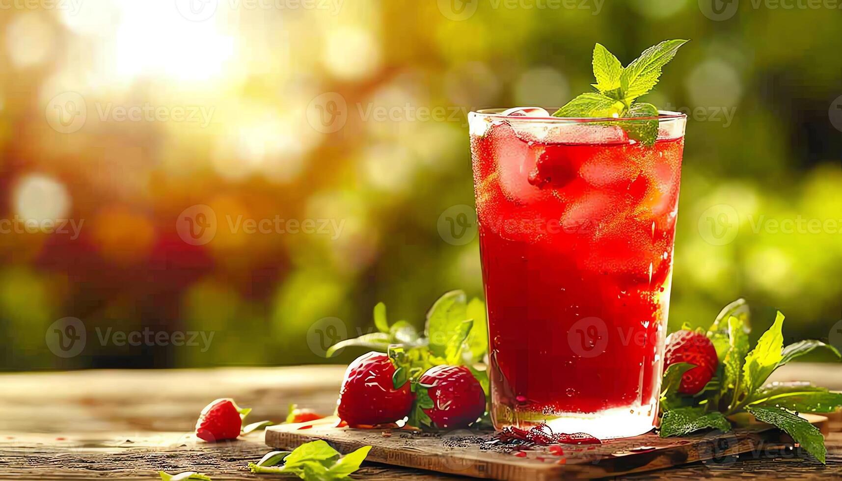 AI generated Pictures of delicious and beautiful drinks photo