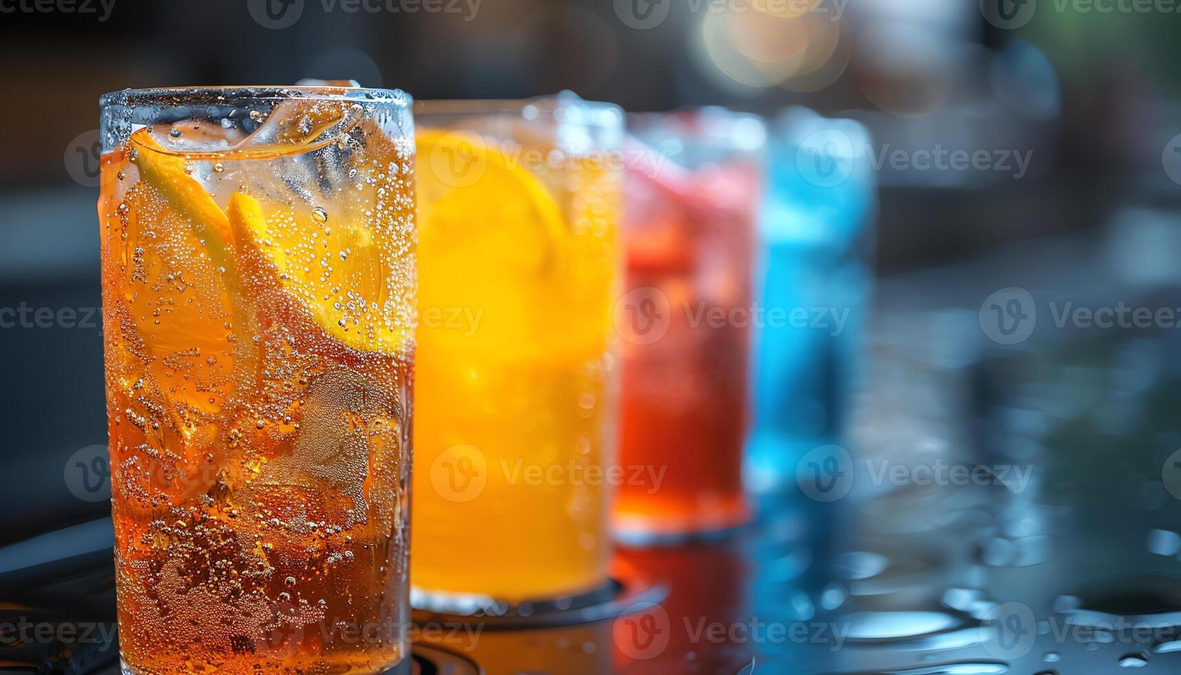 AI generated Pictures of delicious and beautiful drinks photo