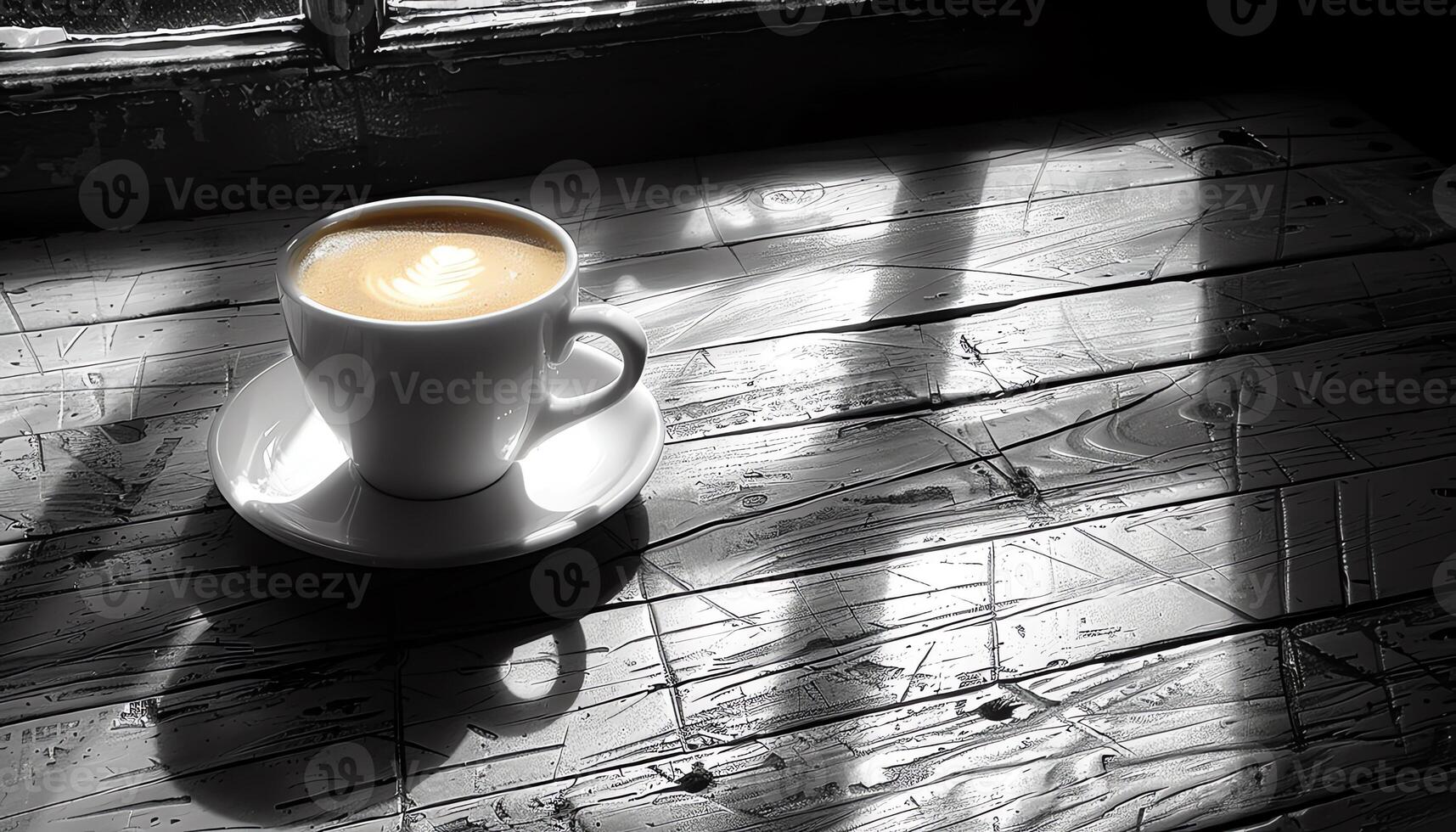 AI generated Coffee background image photo