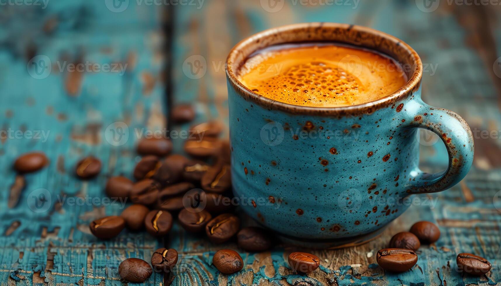 AI generated Coffee background image photo