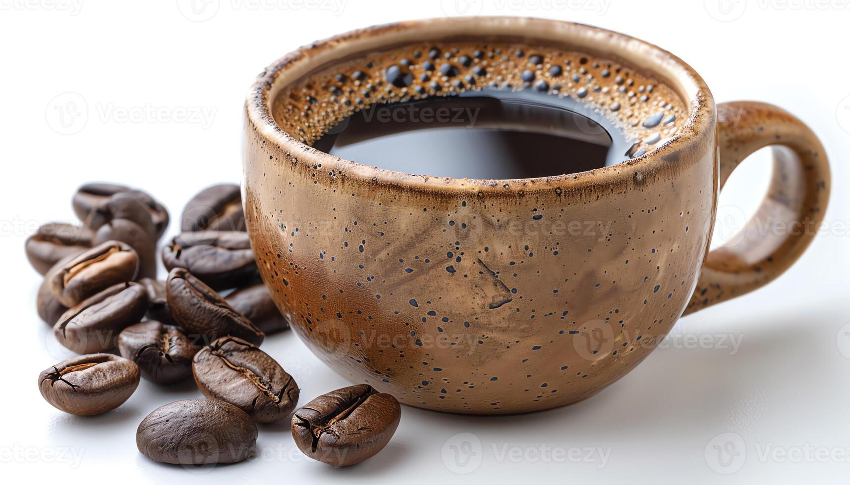 AI generated Coffee background image photo