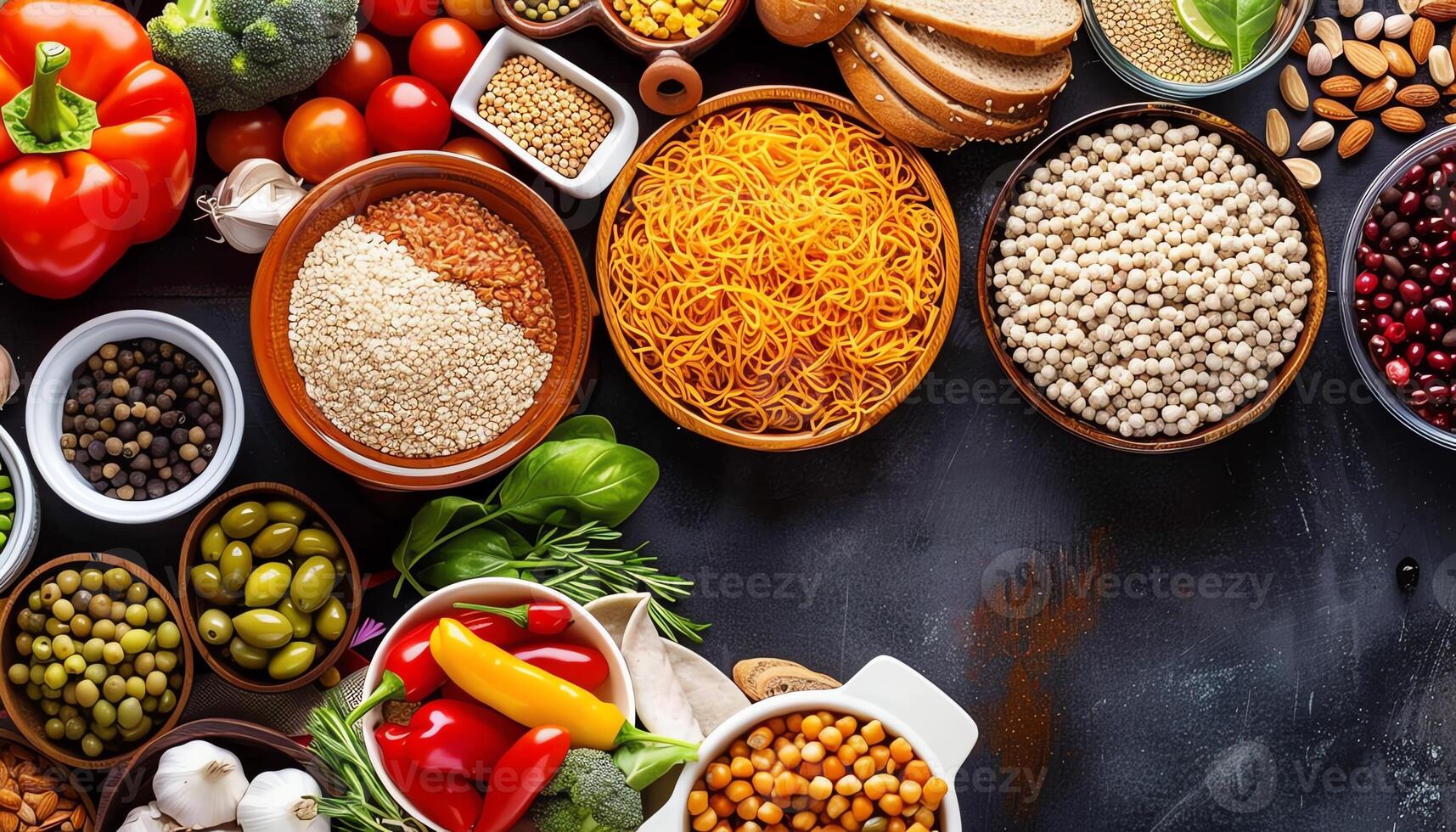 AI generated Attractive food images photo