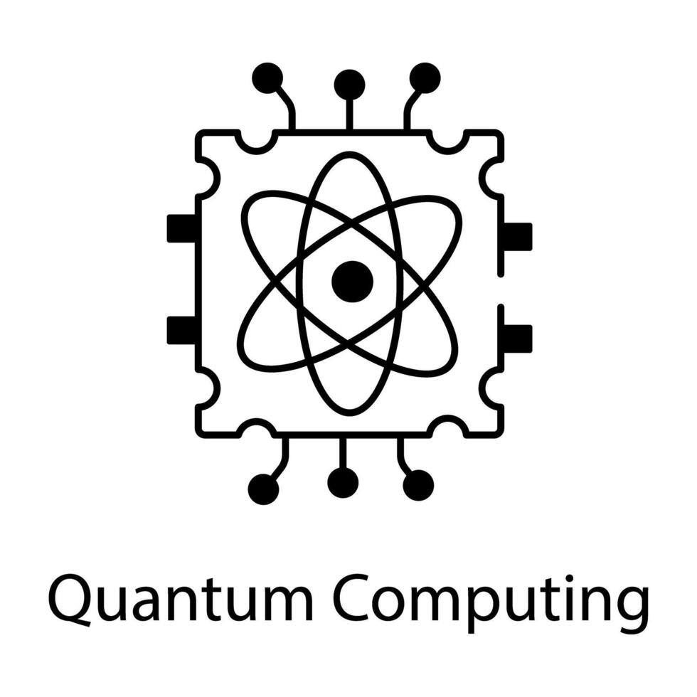 Futuristics Technology Linear Icon vector