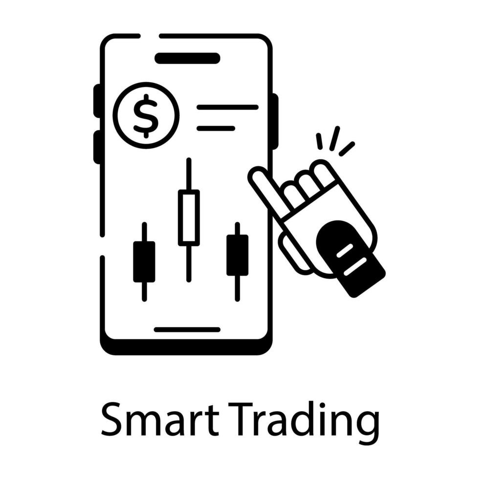 futuro tecnología lineal icono vector