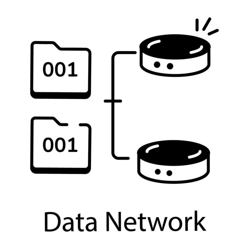 Machine Learning Linear Icon vector