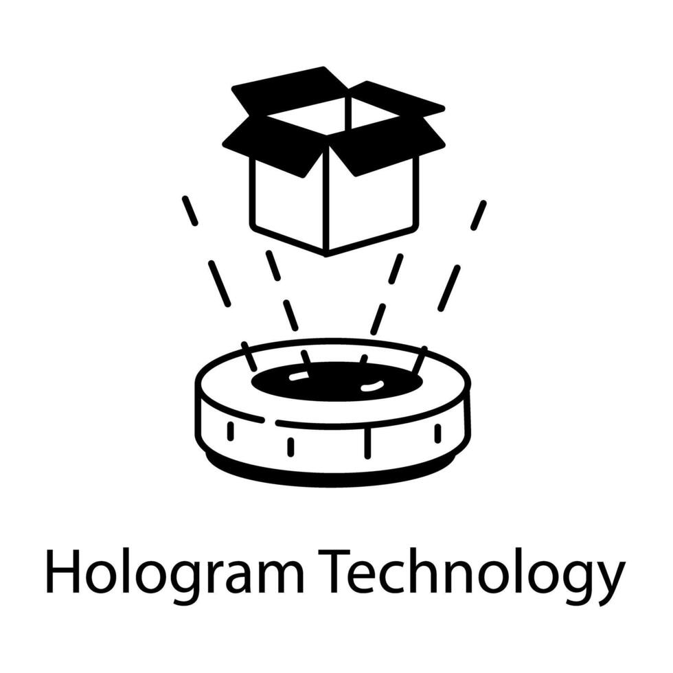 Artificial Intelligence Linear Icon vector