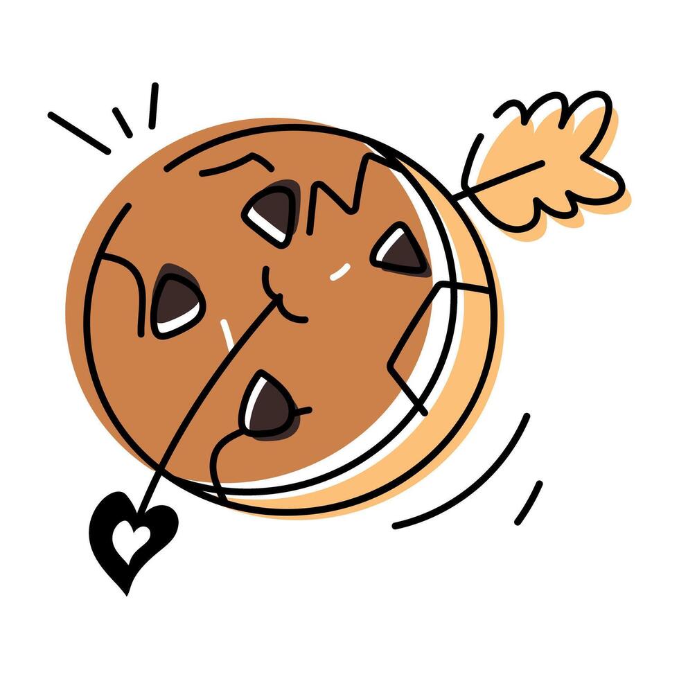 Hand Drawn Cookies Icon vector