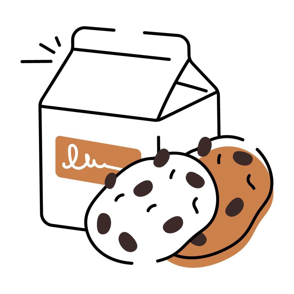 Hand Drawn Cookies Icon vector