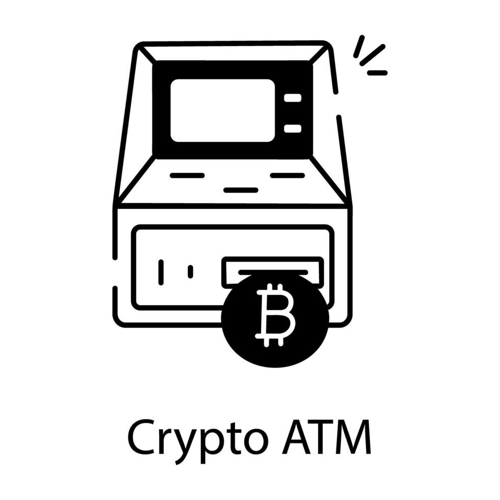 Crypto Technology Line vector