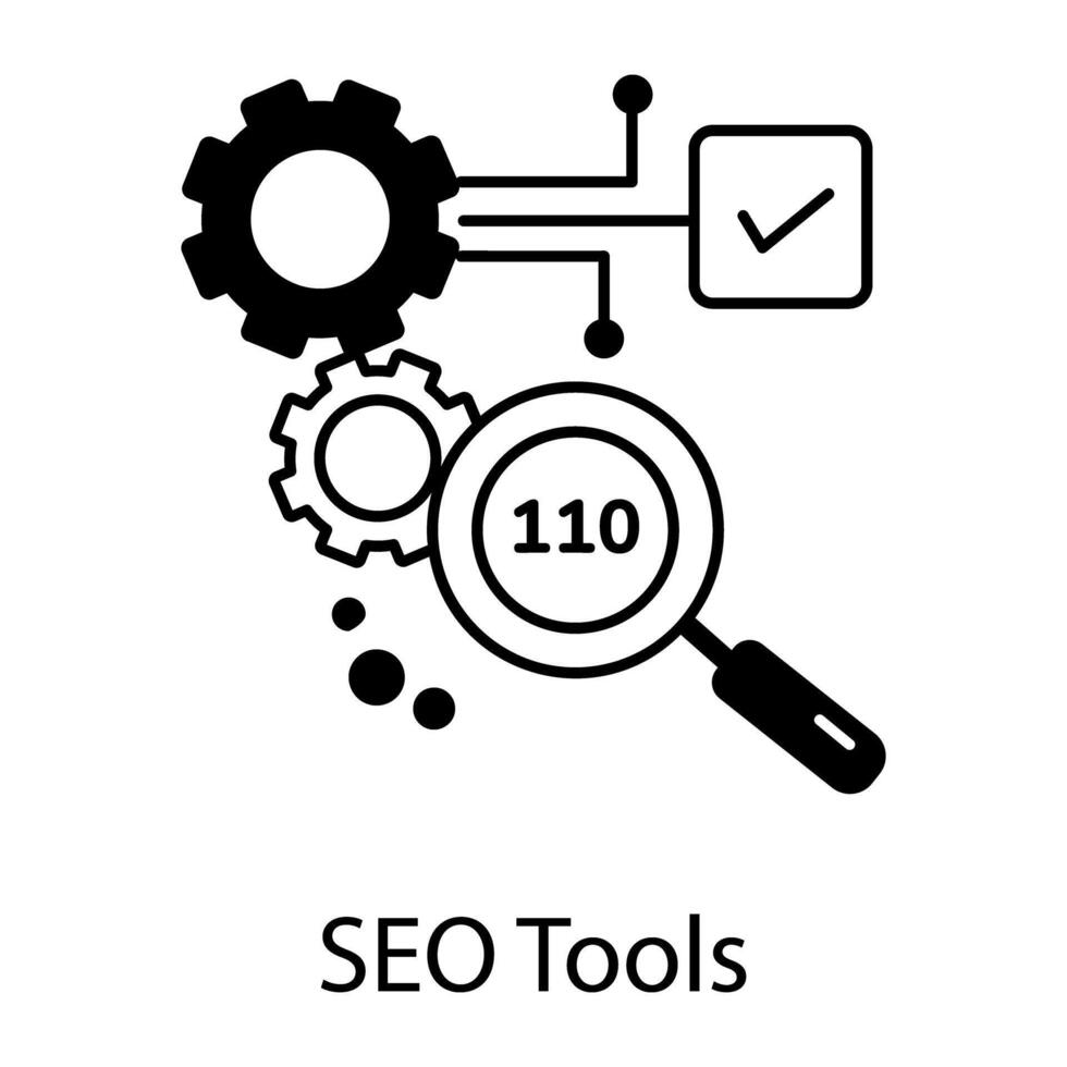 Web Development Linear Icon vector