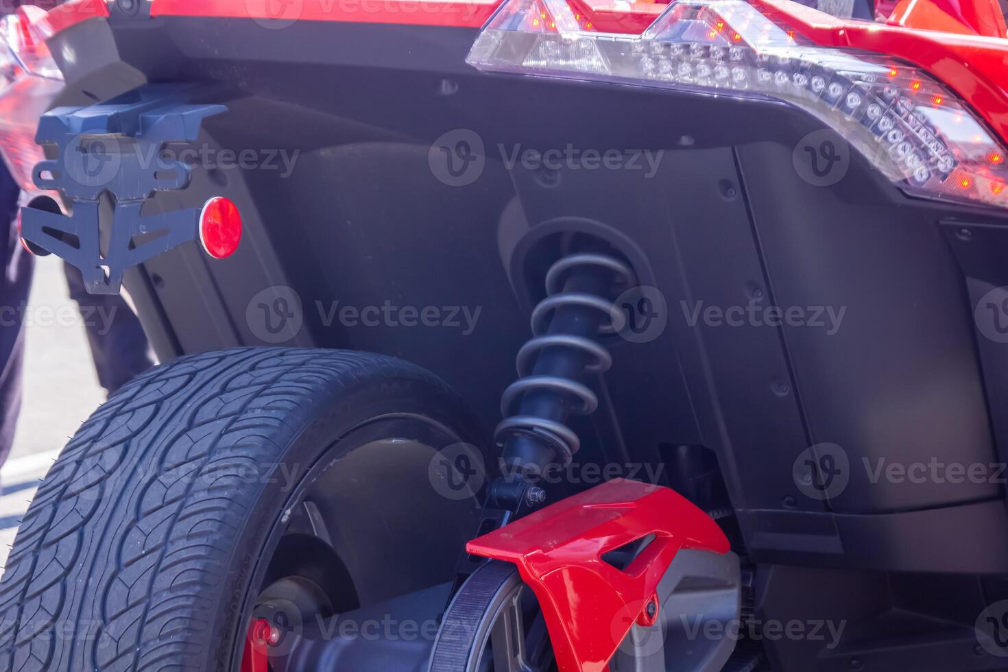 close-up of a sports car parts photo