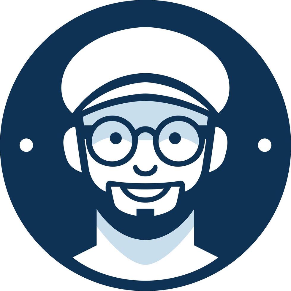 Man Face Silhouette Vector