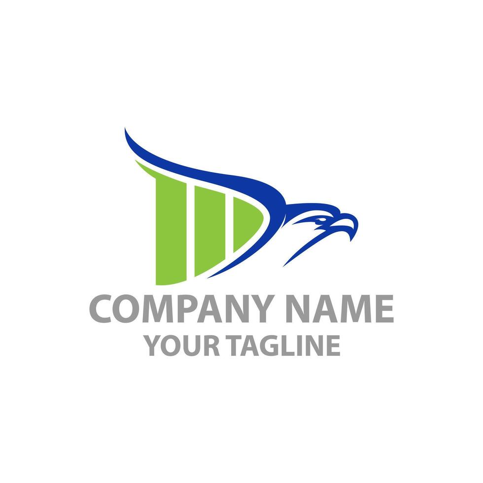 Creative luxury Modern Eagle Logo Vector icon template.