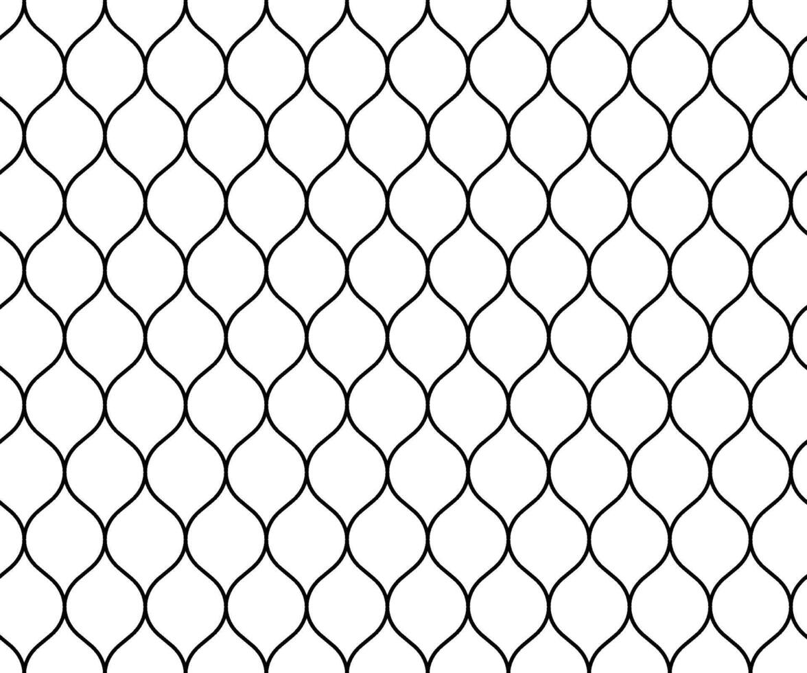 Fishing net seamless pattern. Soccer and football gates mesh. Fishnet texture. Basketball hoop and hockey net pattern. Sportswear texture. Chain link fence. Vector illustration on white background.