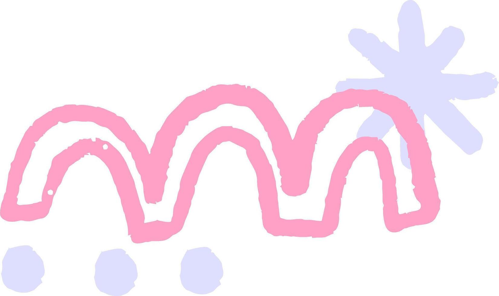 Cute Flat Abstract Shape vector