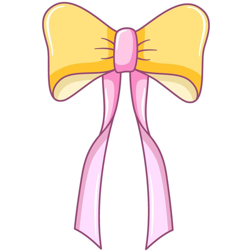 Simple Decorative Bow vector