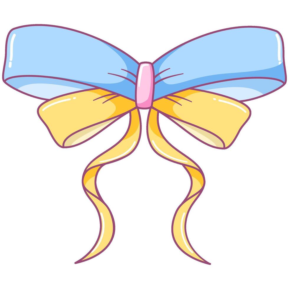 Cute Gift Bow vector