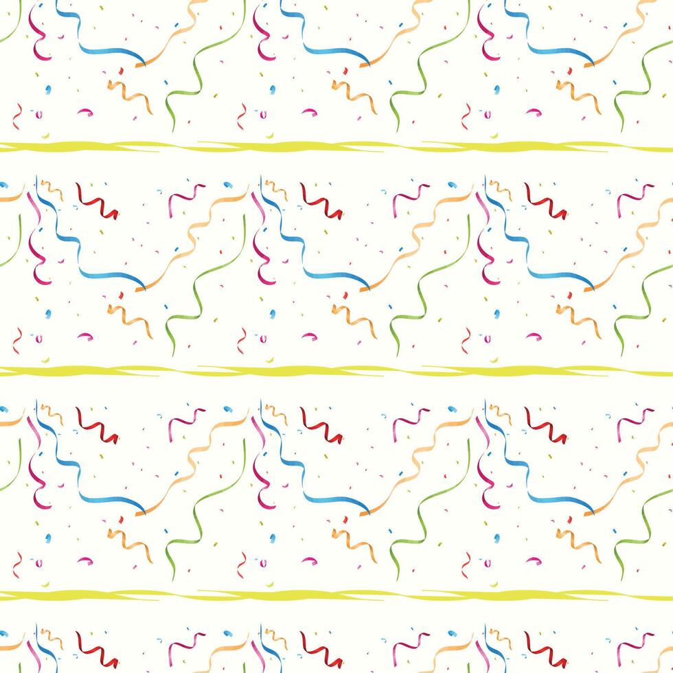 Confetti Seamless Vector Pattern Design