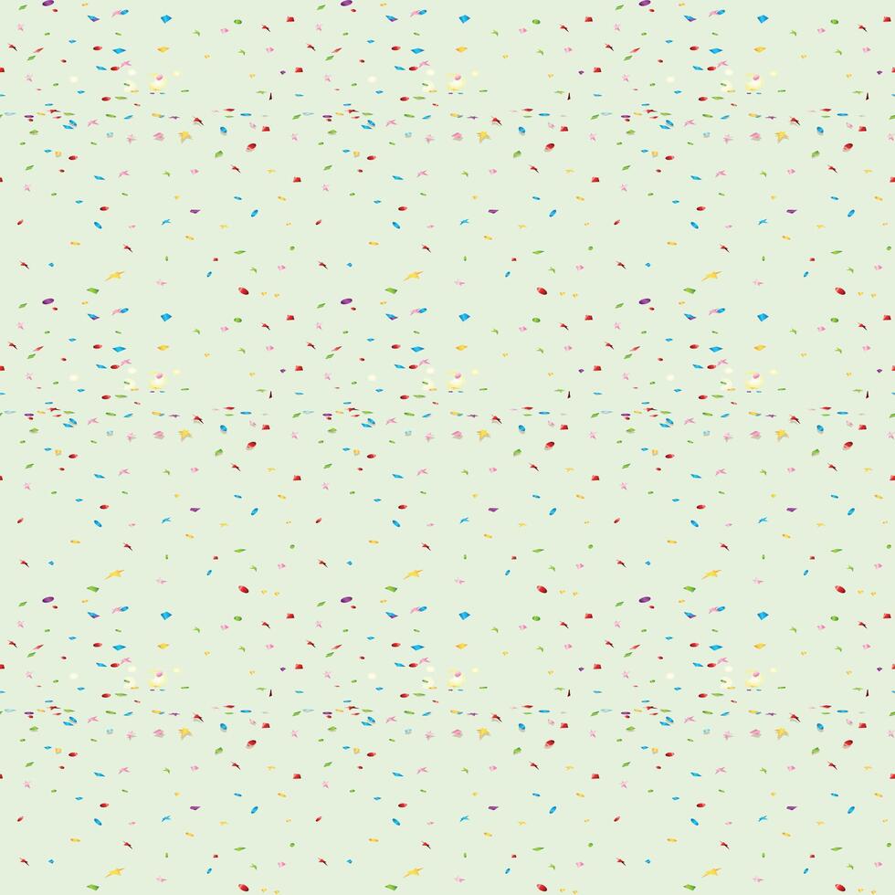 Confetti Seamless Vector Pattern Design