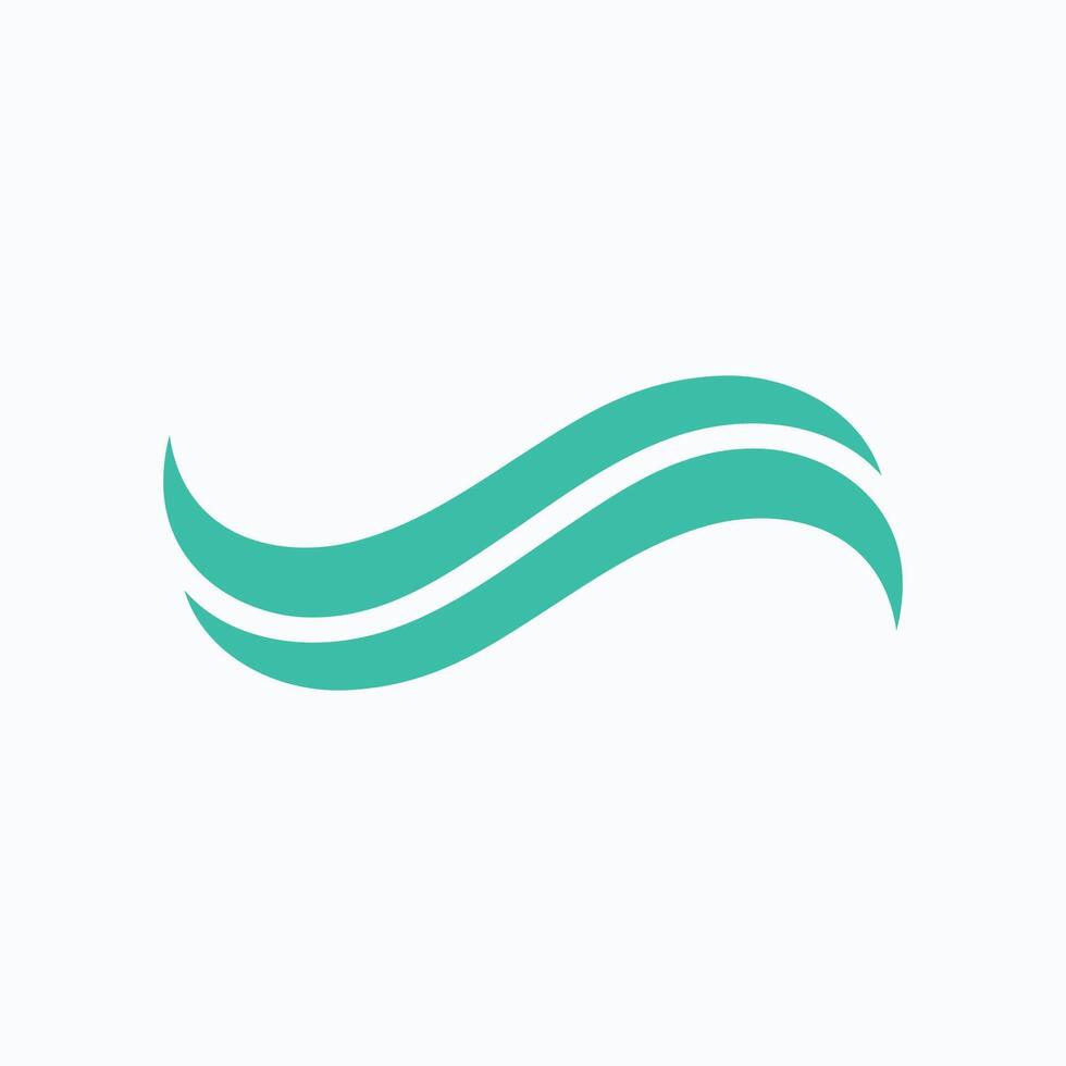 Water Wave  Logo Template Vector