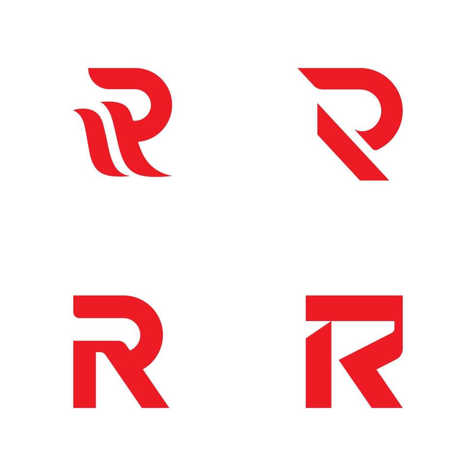 Letter R Logo Template Design Vector