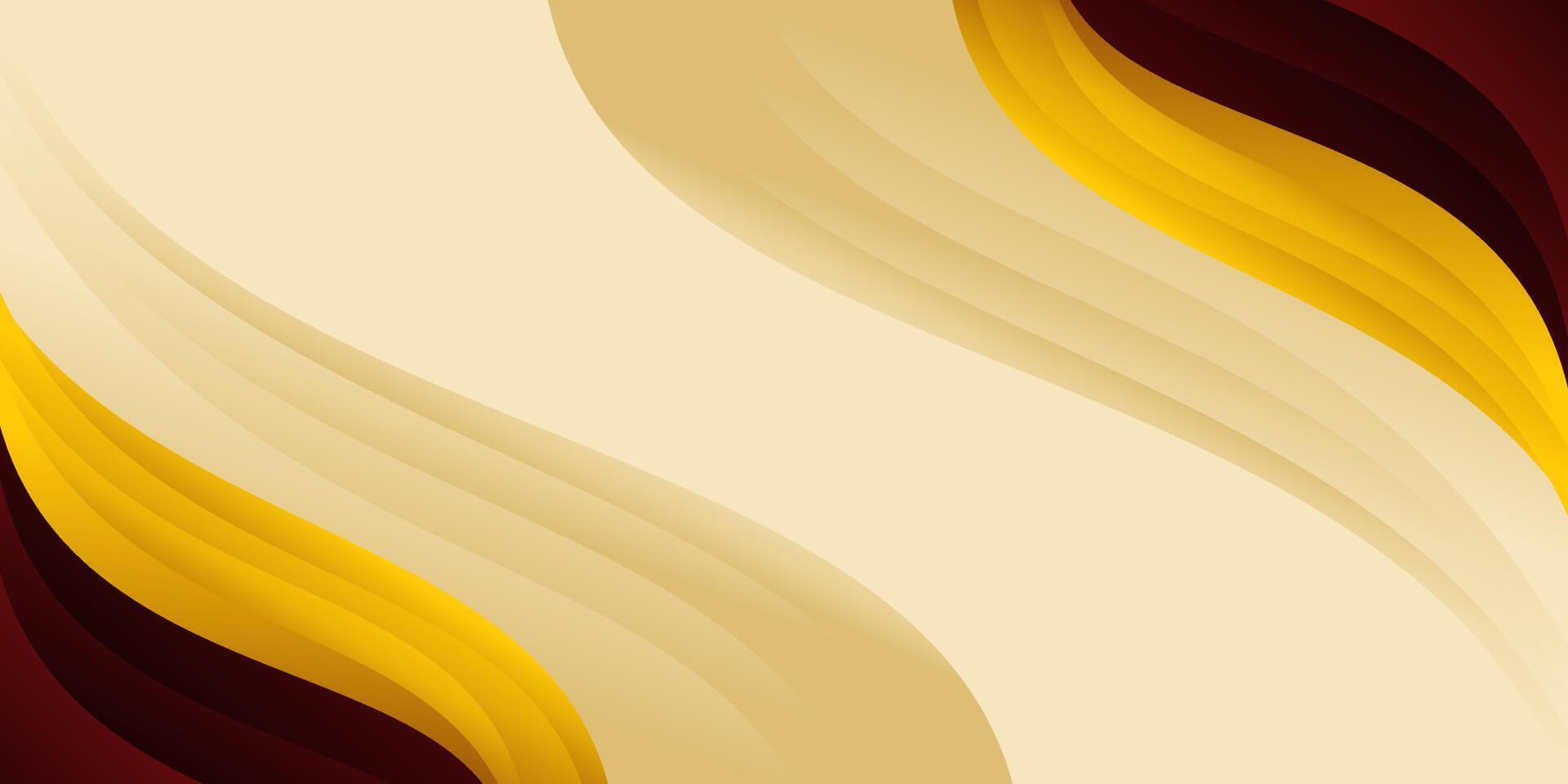 Red and gold gradient geometric background vector