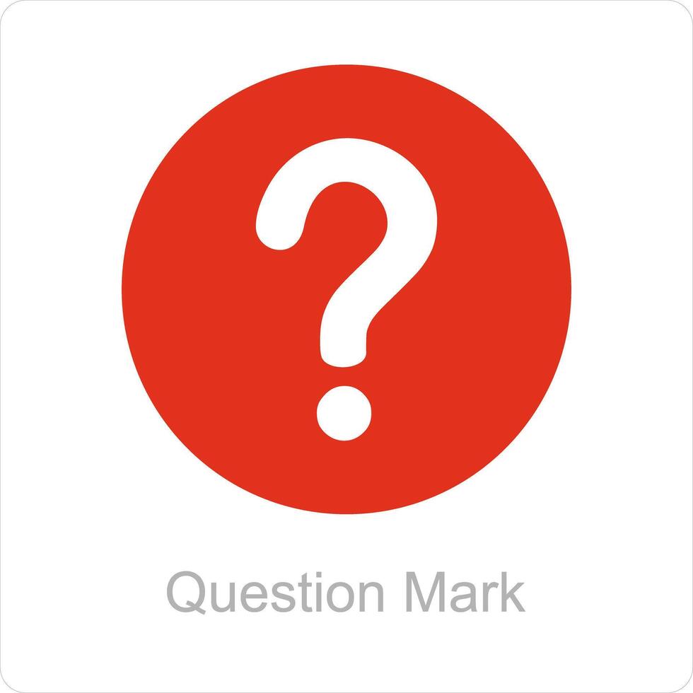 Question mark and help icon concept vector