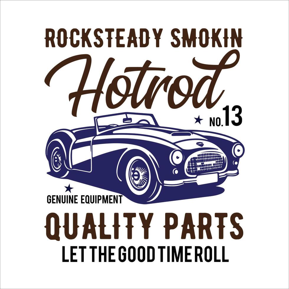 Vintage Car vector T shirt design