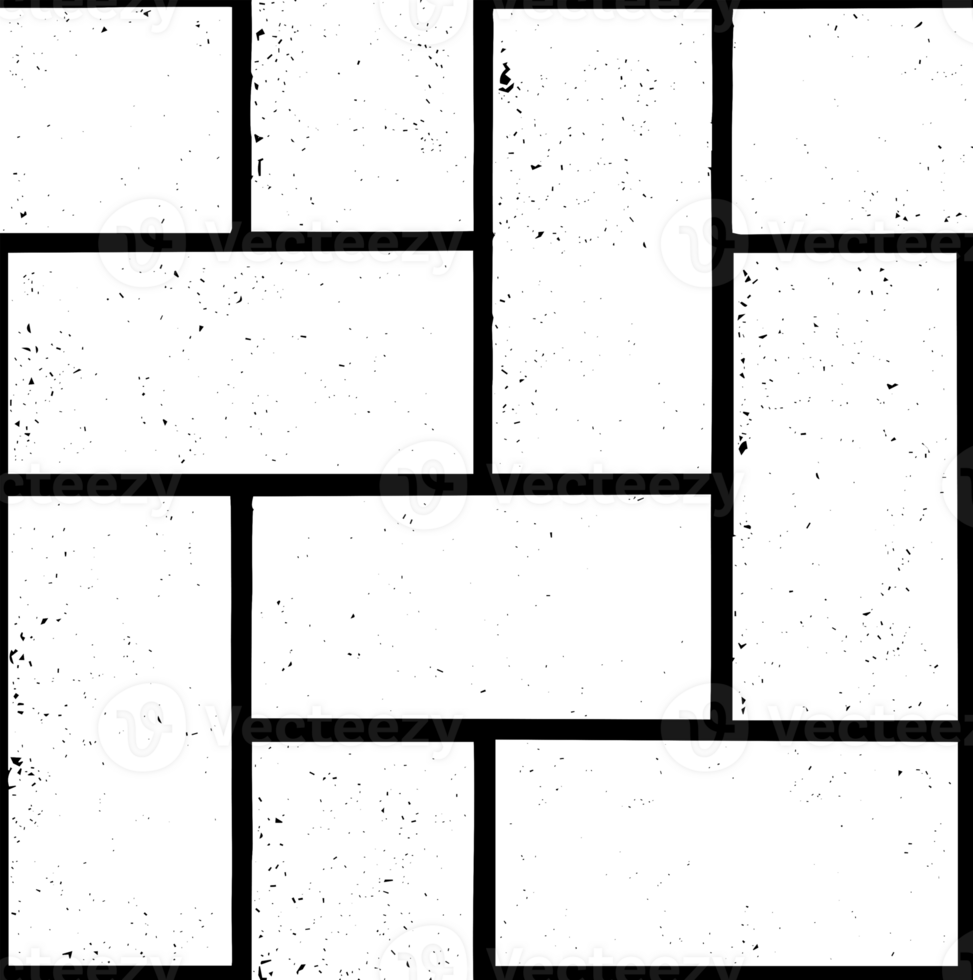 Rustic grunge texture with grain and stains. Abstract noise background. PNG graphic illustration with transparent background.