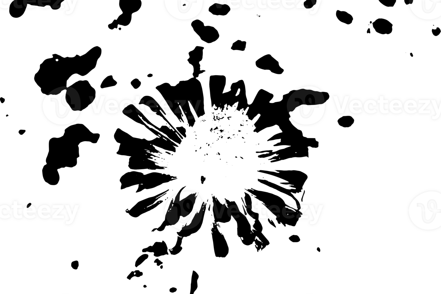 Rustic grunge texture with grain and stains. Abstract noise background. PNG graphic illustration with transparent background.
