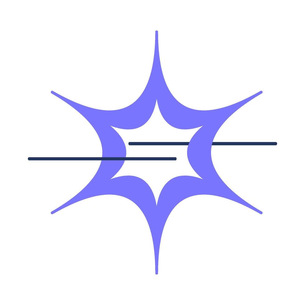 Electric Pulse Of Neuron Starlit vector