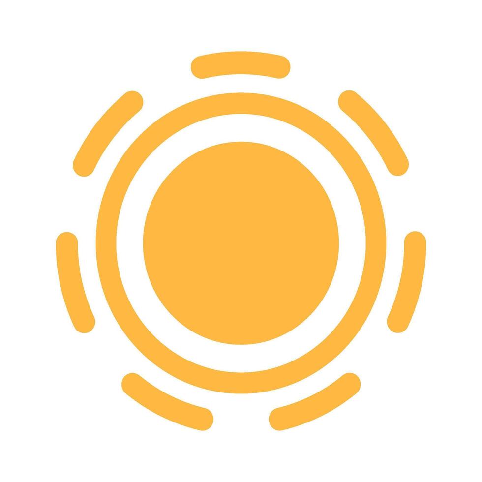 Vibrant Energy Warmth Sun Emblem Limitless Energy vector