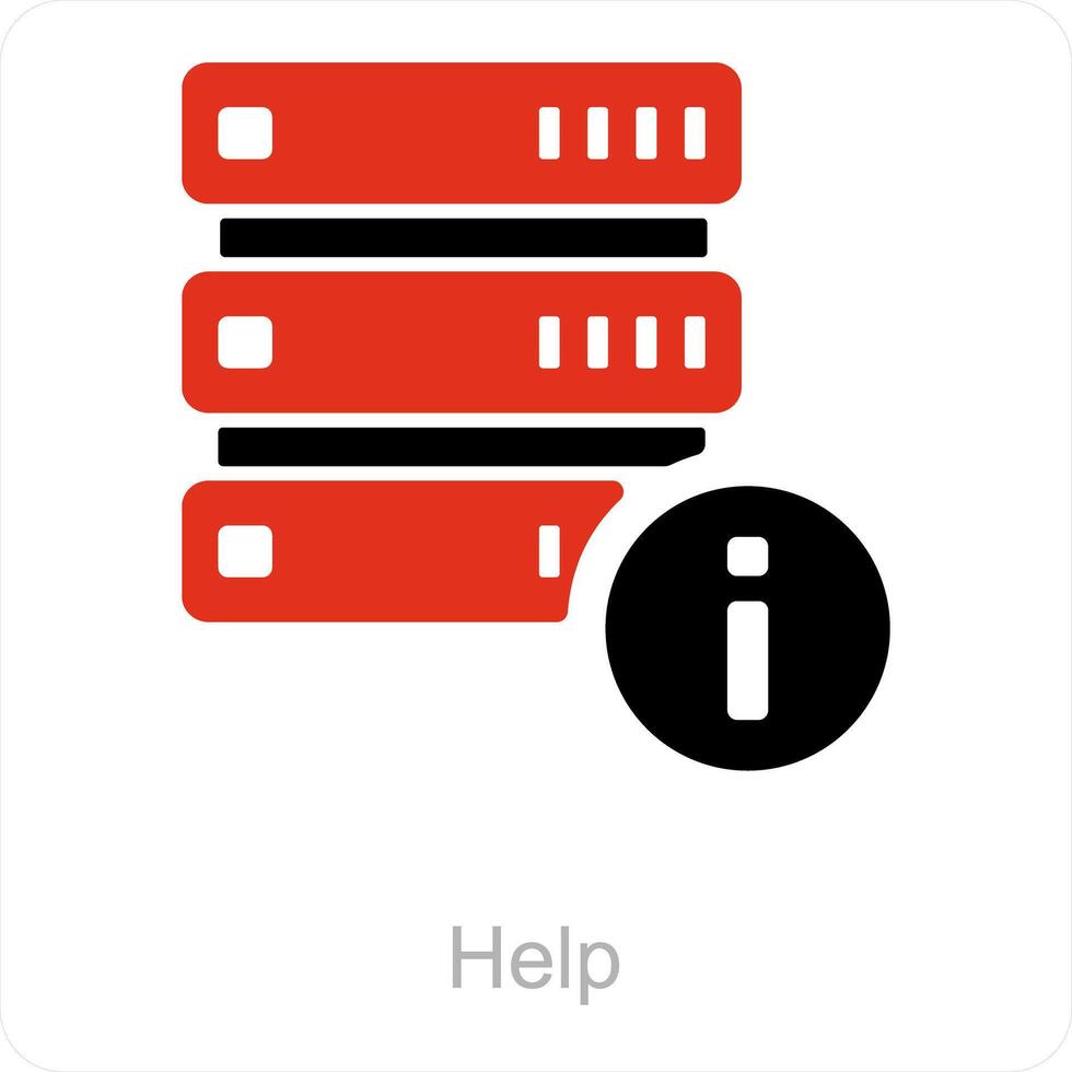 help and query icon concept vector