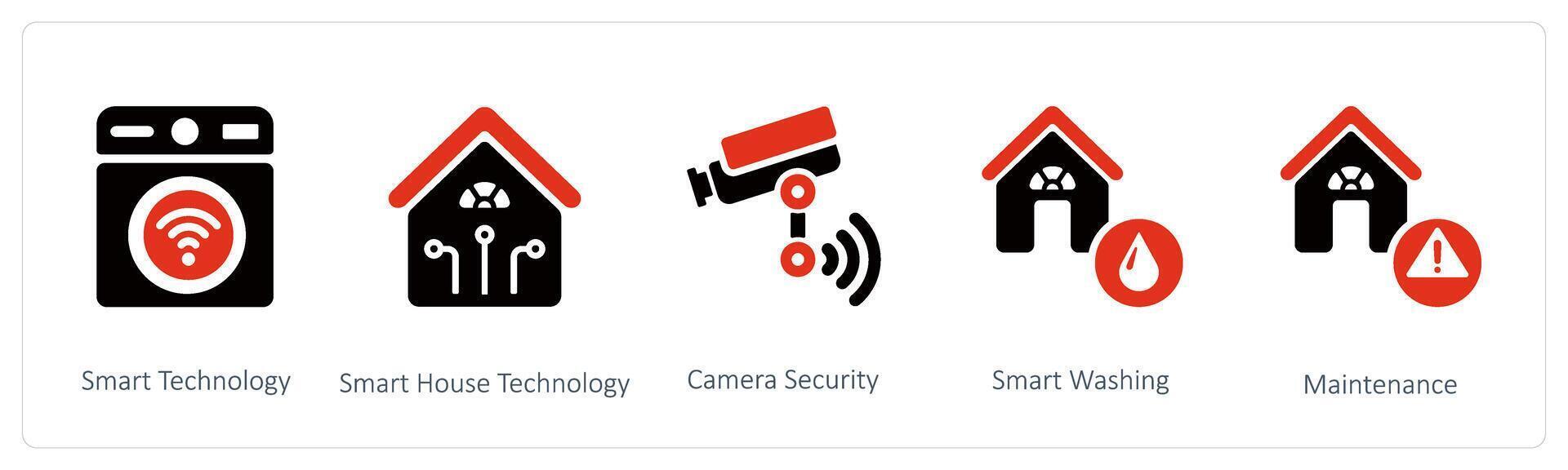 Smart Technology and Smart House Technology vector