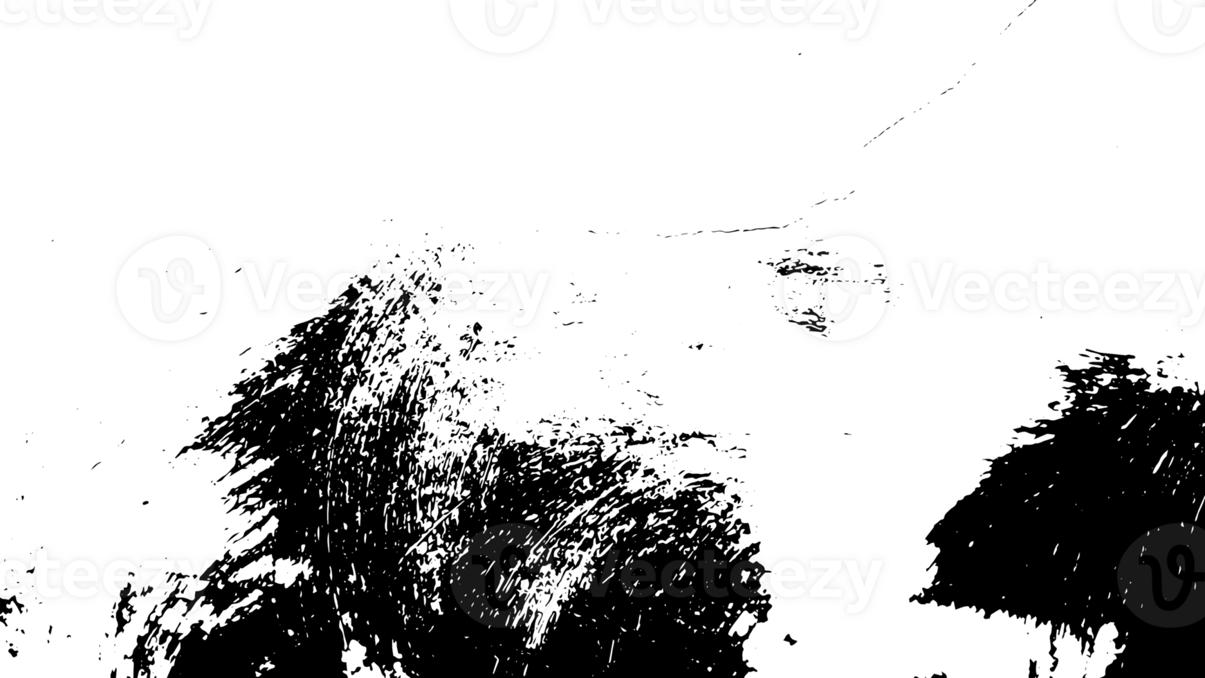 Rustic grunge texture with grain and stains. Abstract noise background. PNG graphic illustration with transparent background.