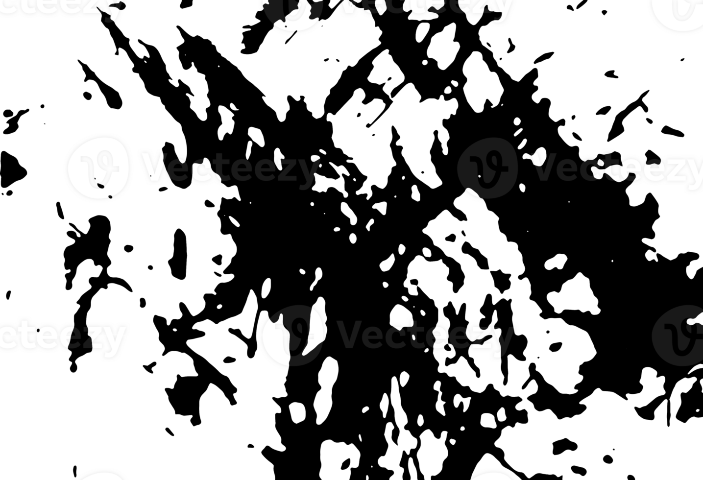 Rustic cracked texture with many cracks and scratches. Abstract background. PNG graphic illustration with transparent background.