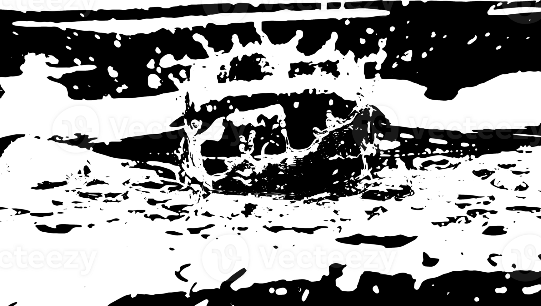 Rustic grunge texture with grain and stains. Abstract noise background. PNG graphic illustration with transparent background.