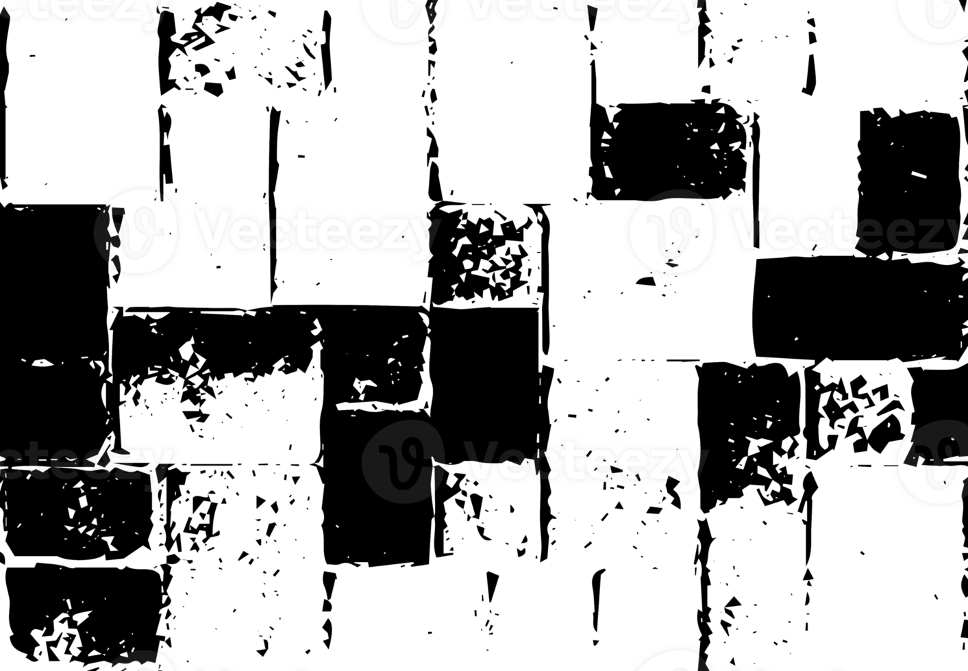 Rustic grunge texture with grain and stains. Abstract noise background. PNG graphic illustration with transparent background.